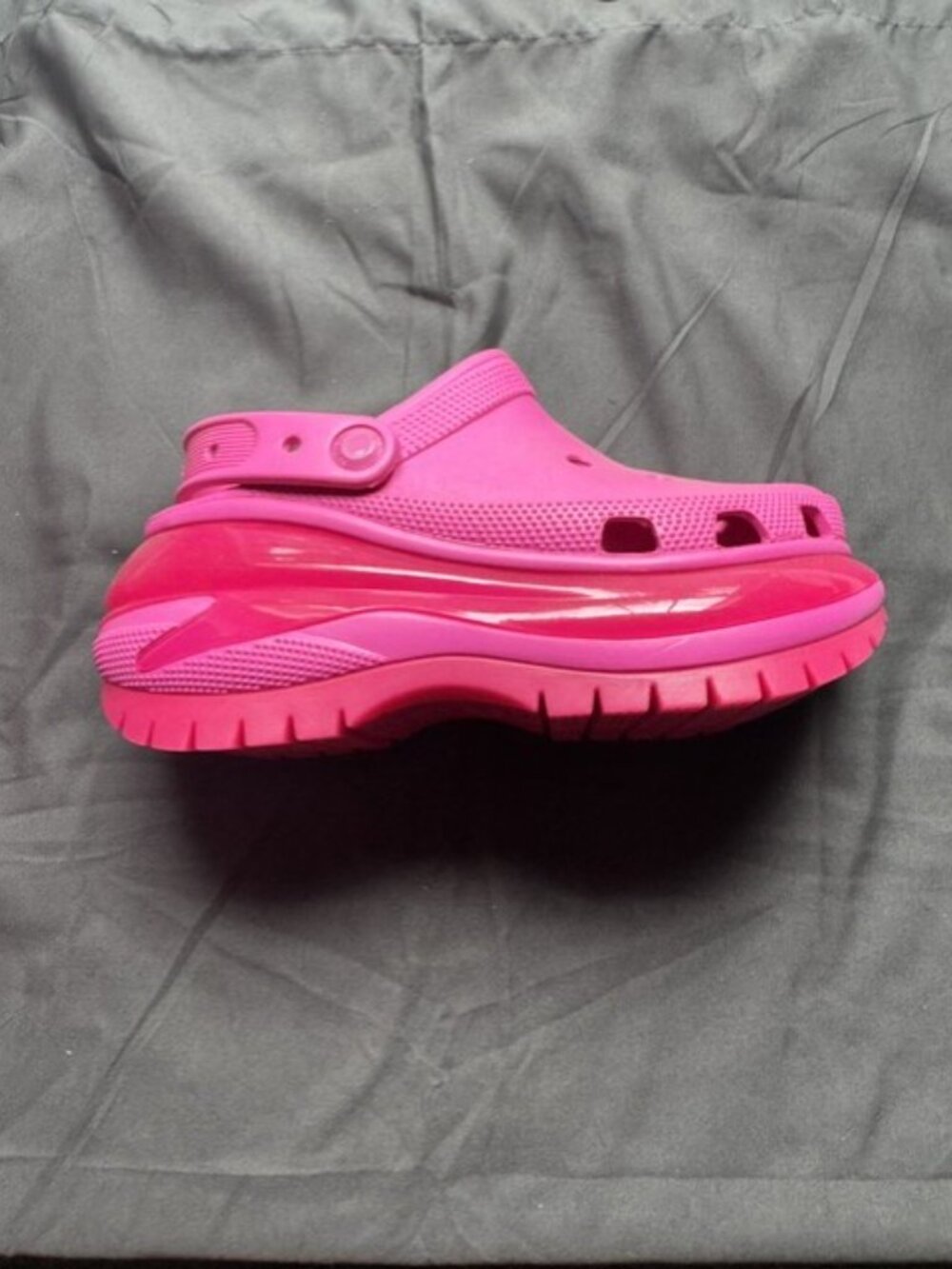 Crocs Mega Crush Clog Pink 2024 Iconic Croc Men Size 4 Women Size 6 - Picture 2 of 5